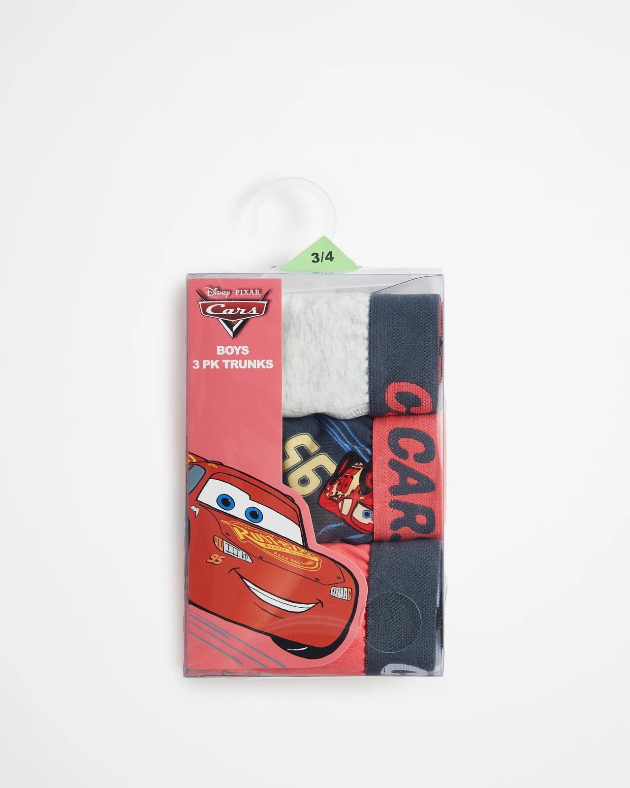Disney Cars Boys Trunks 3 Pack Underwear Gift Set 2 of 2