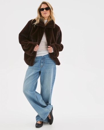 Lily Loves Faux Fur Coat
