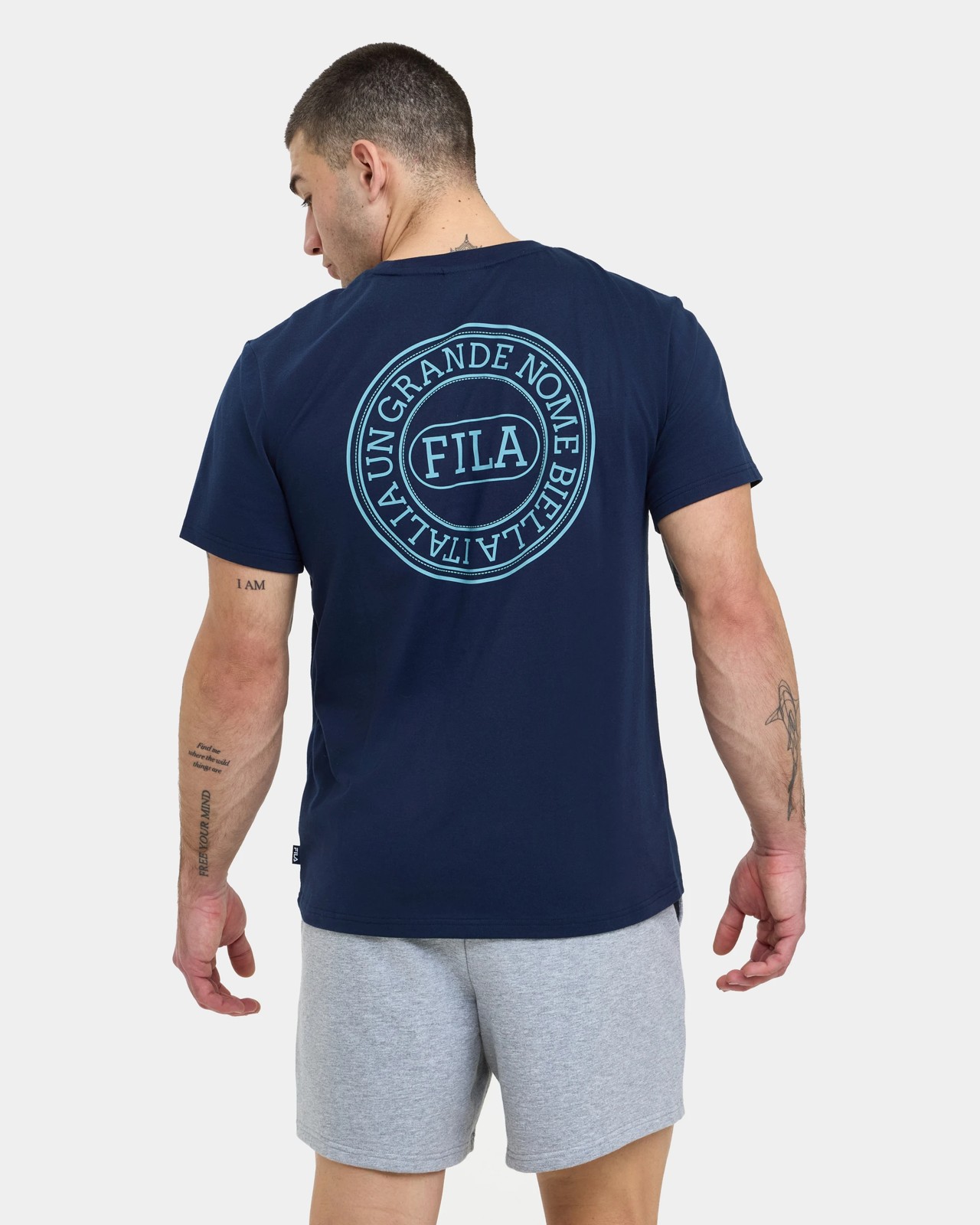 Fila Carlo Graphic T-Shirt - Sapphire Navy 4 of 5