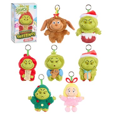 HAPPY HAUL Dr. Seuss: The Grinch Grouchy Greetings Blind Box Plush - Assorted
