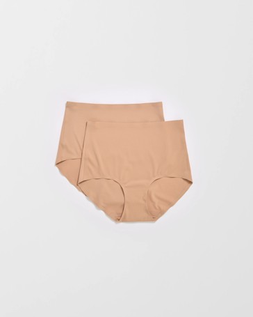 Smooth Moves 2 Pack Bonded No Show Full Briefs