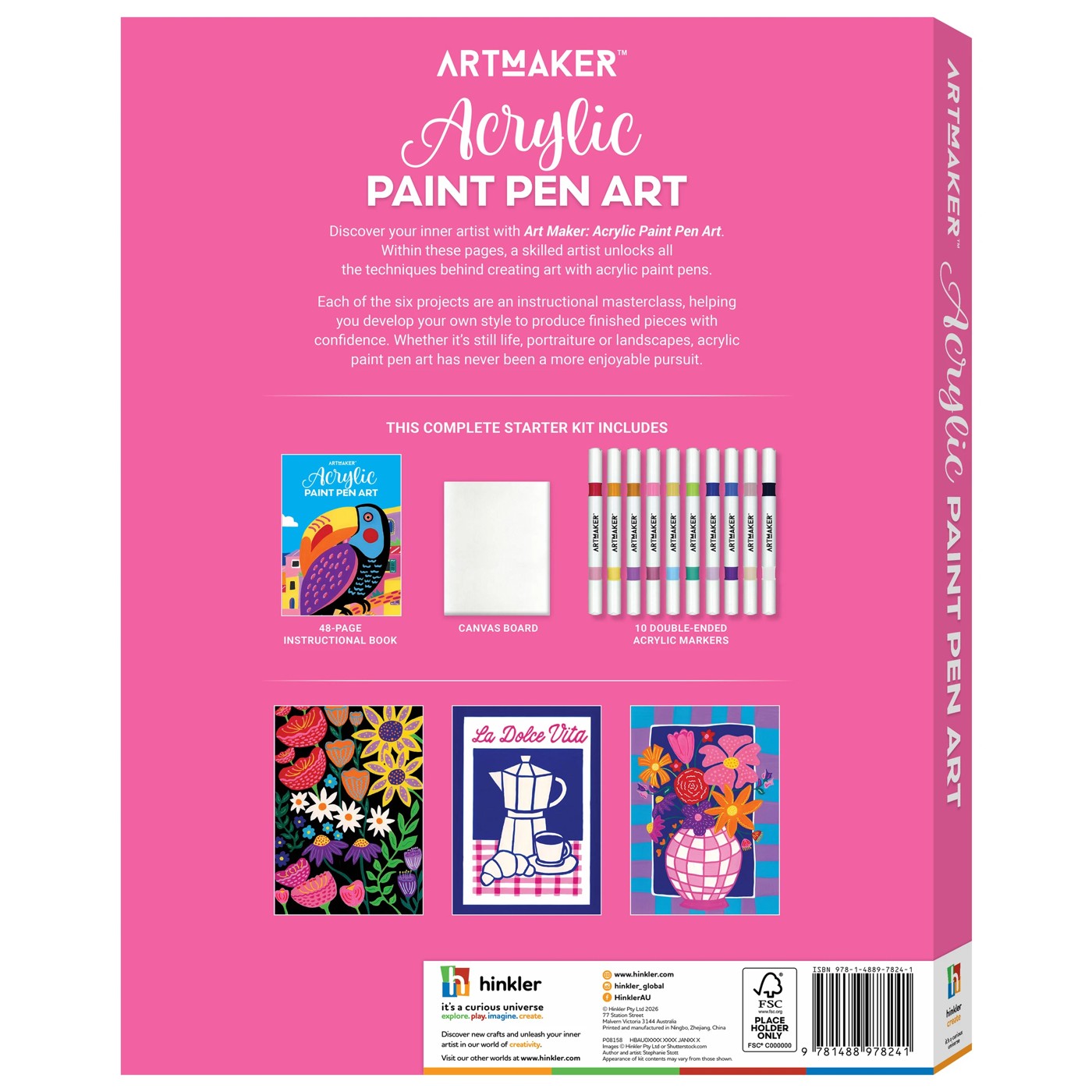 Art Maker Studio Paint Pen Art  - Book 2 of 5