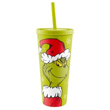 620ml The Grinch Tumbler with Straw