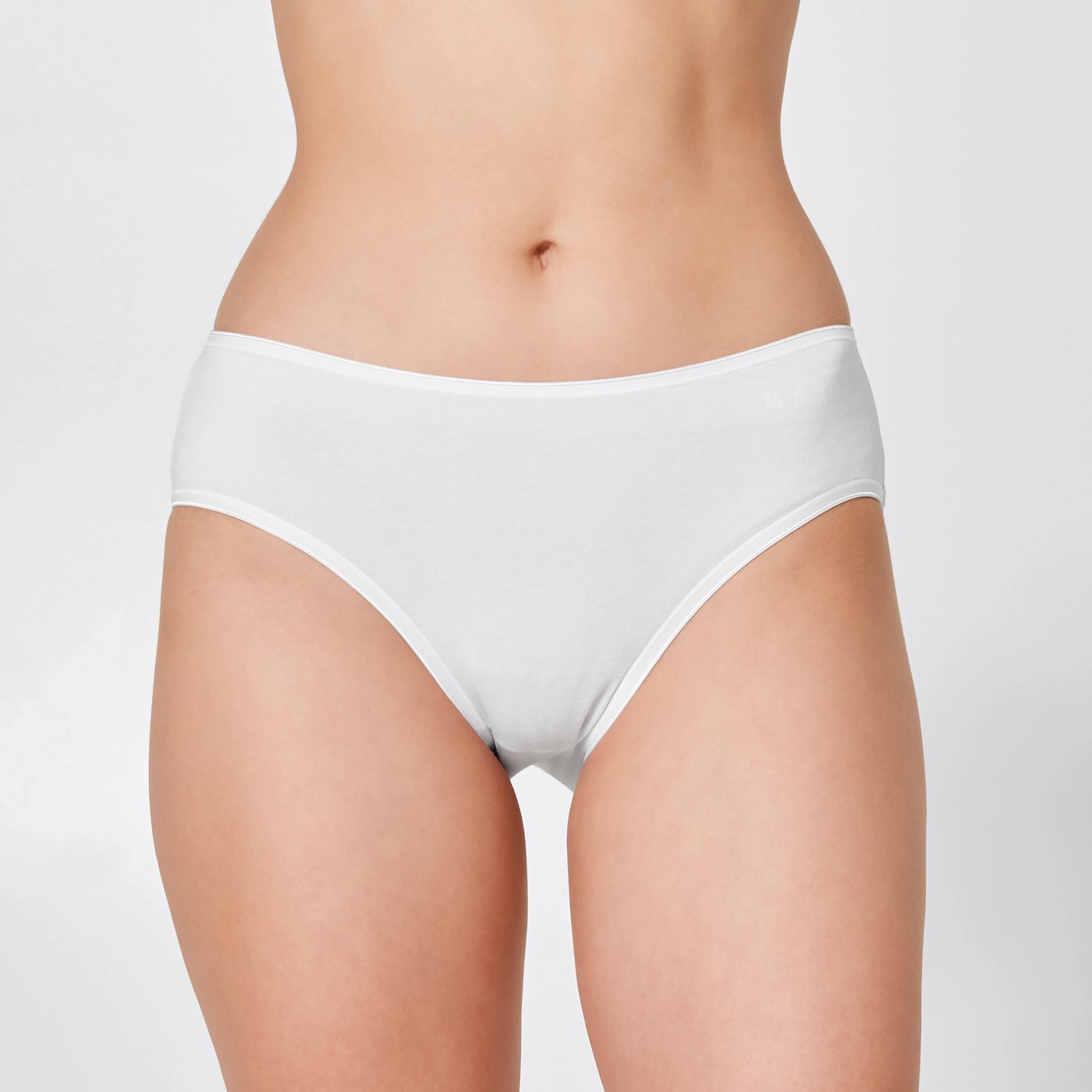 2 Pack Aloe Vera Infused Midi Briefs - White 4 of 4