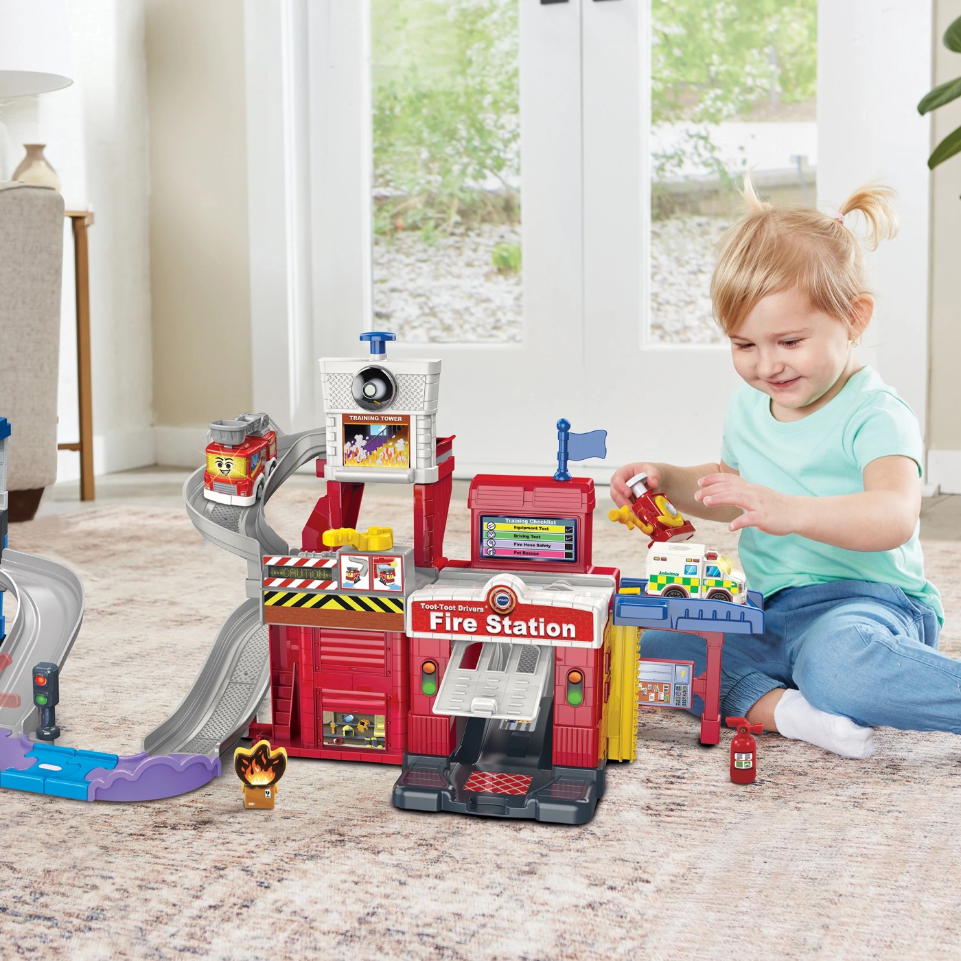 VTech Toot-Toot Drivers Police Station & Fire Station 4 of 4