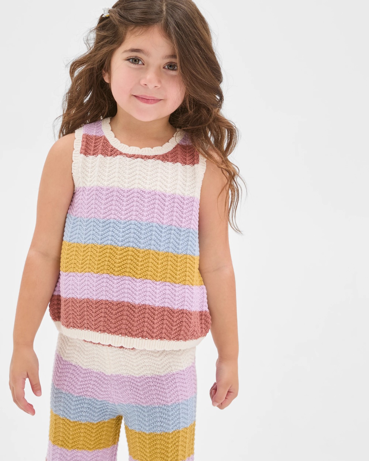 Australian Cotton Crochet Co-Ord Tank Top 2 of 6