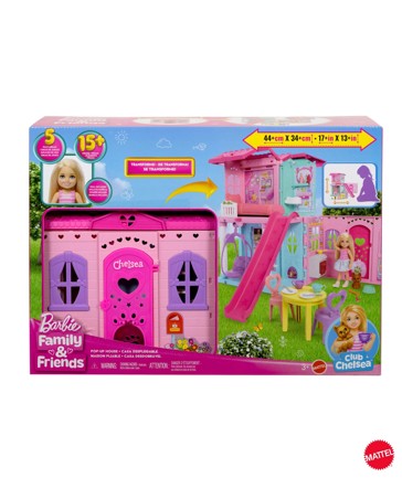Mattel Barbie Chelsea Pop-Up Doll House