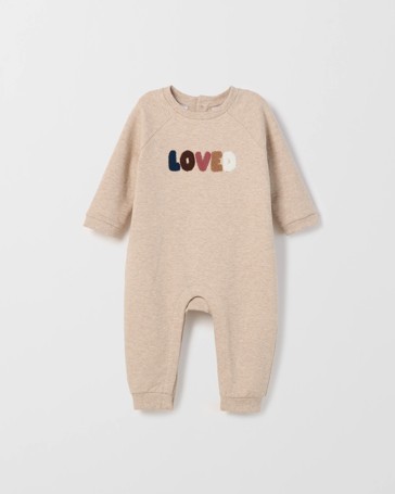 Baby Organic Cotton Fleece Romper
