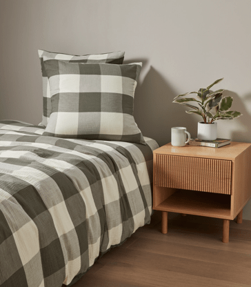 Caine Check European Pillowcase
