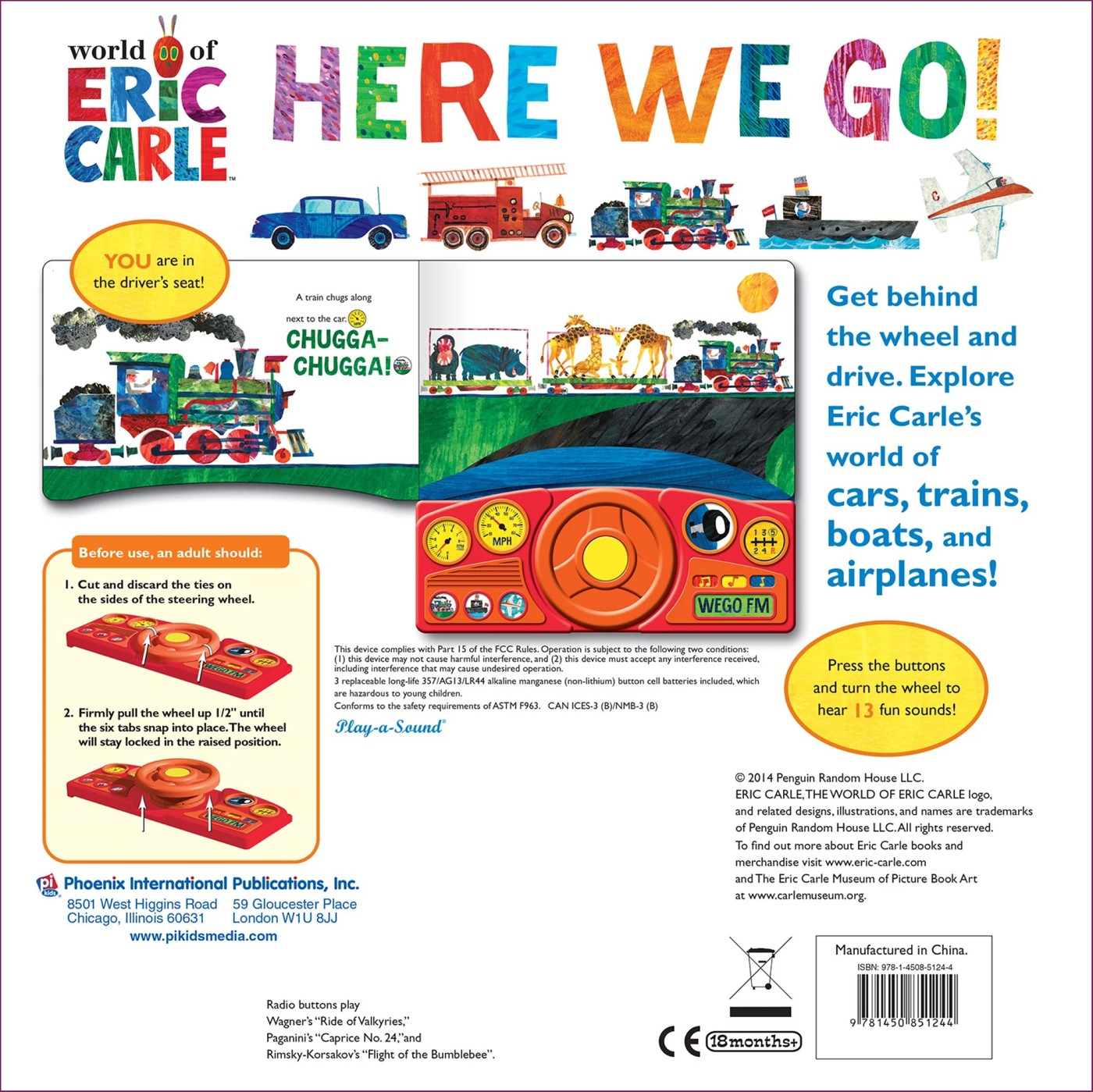 Here We Go! by Eric Carle - Book 2 of 3