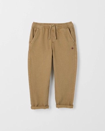 Elastic Waistband Loose Fit Denim Jeans