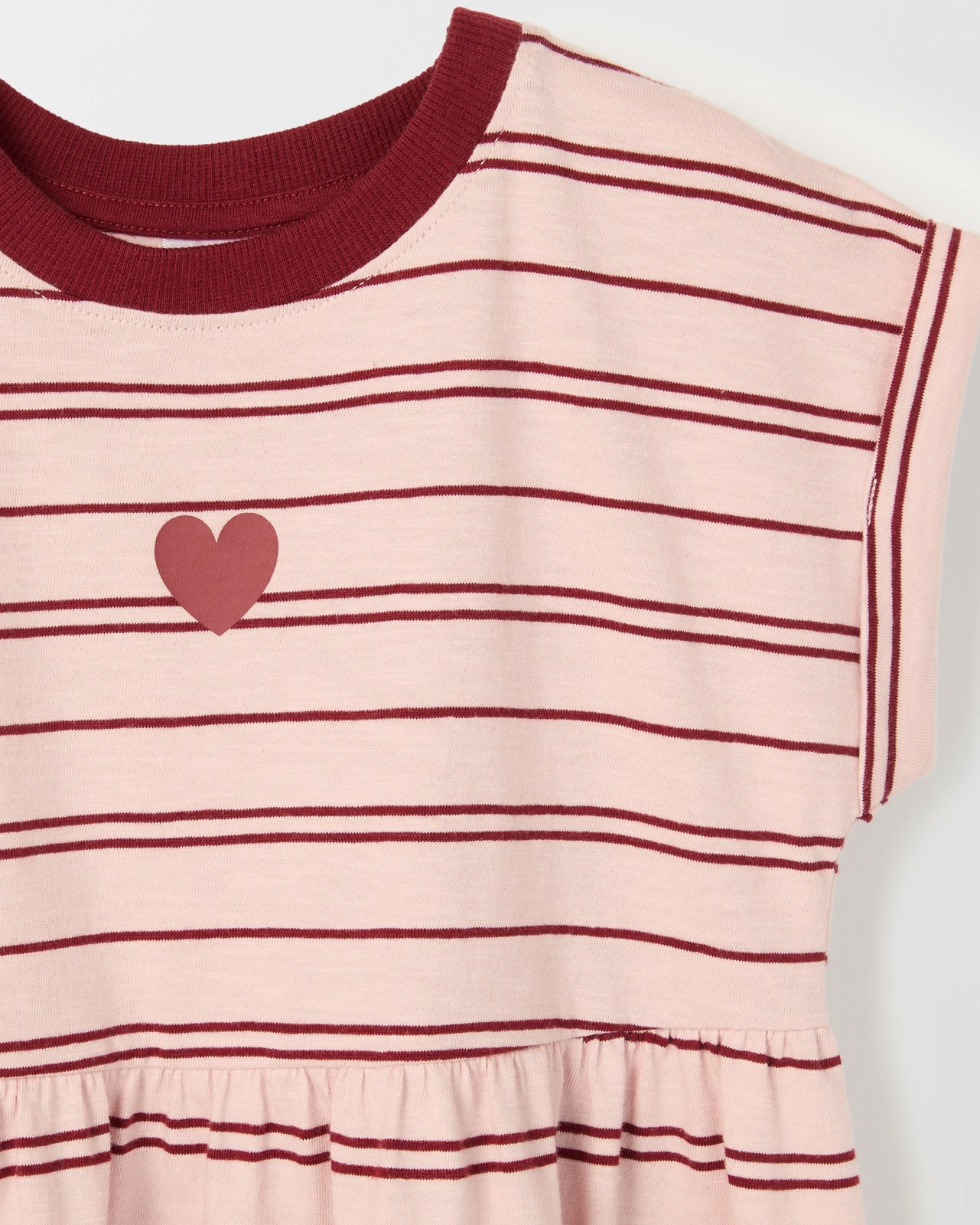 Australian Cotton Knit Dress - Red/White Stripe AOP 6 of 6
