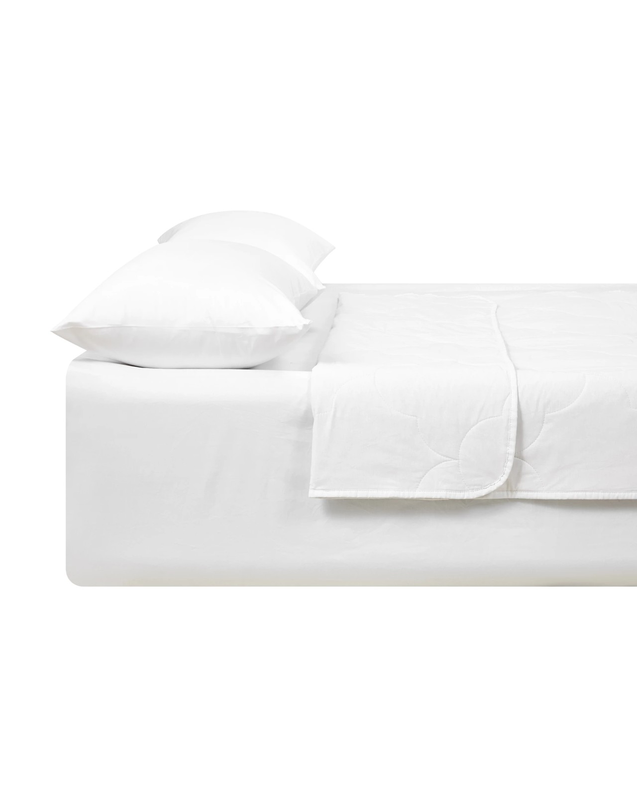 Anko Low Warmth Summer Cotton Quilt - Single Bed - White 4 of 4