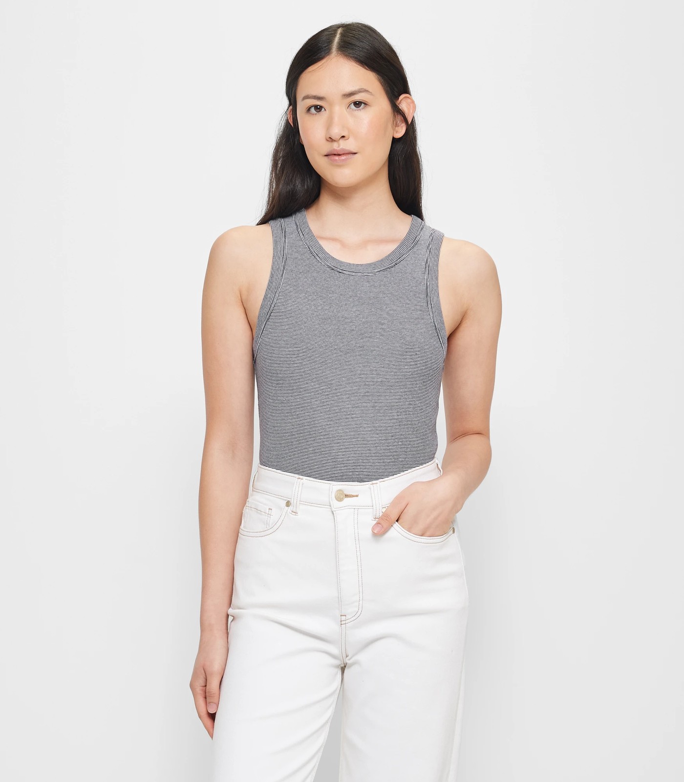 Cotton Scoop Neck Tank Top : Target