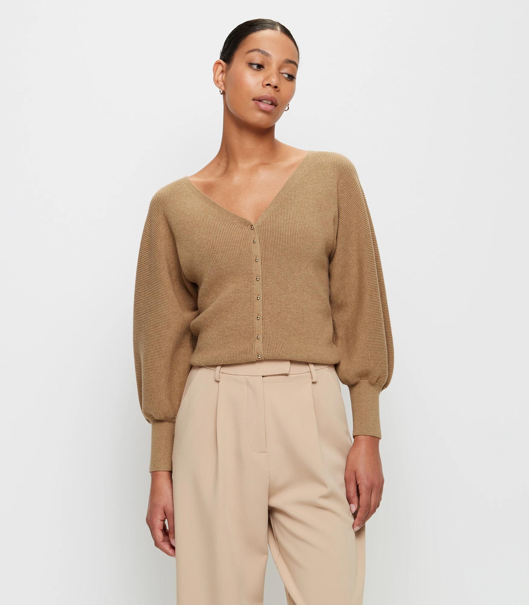 トップス andwang Puff sleeve cardigan Puff-sleeve cardigan | Twik | Shop Women's Cardigans | Simons