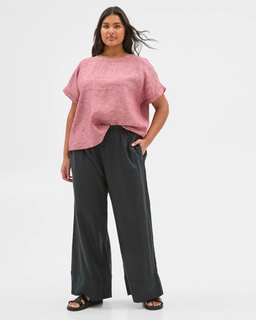 Plus Size European Linen T-Shirt