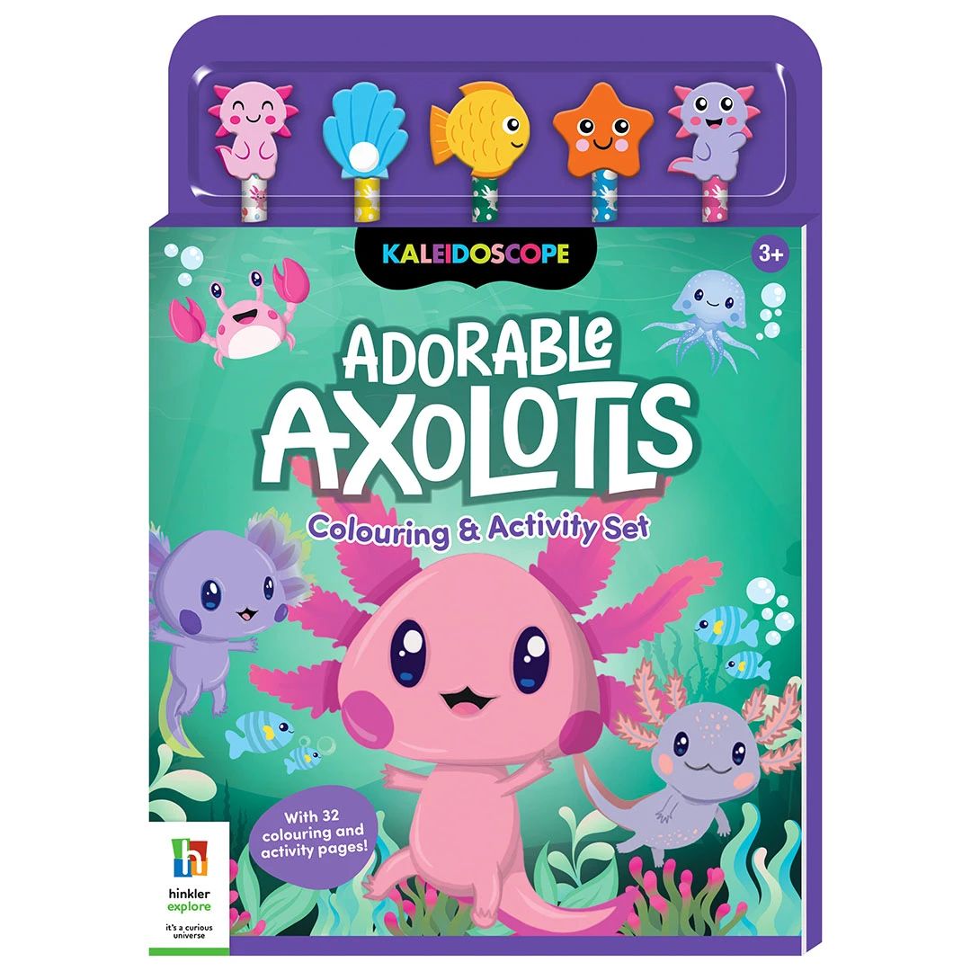 Adorable Axolotls Colouring and Activity Set | Target Australia