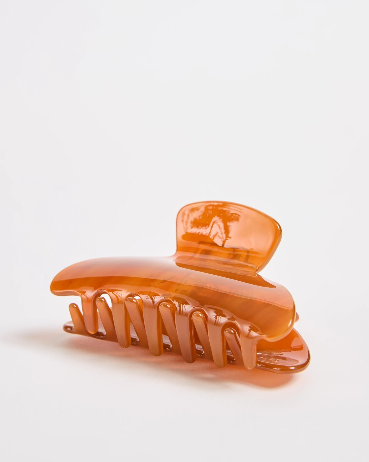 Large Resin Claw Clip - Honey Tort 2 of 2