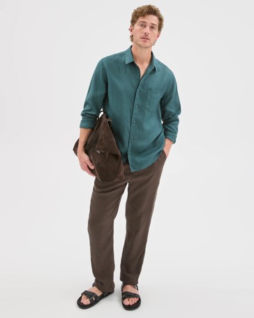 European Linen Long Sleeve Shirt
