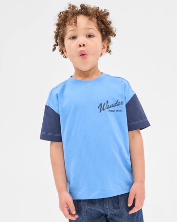 Australian Cotton and Nylon Blend Oversized T-shirt