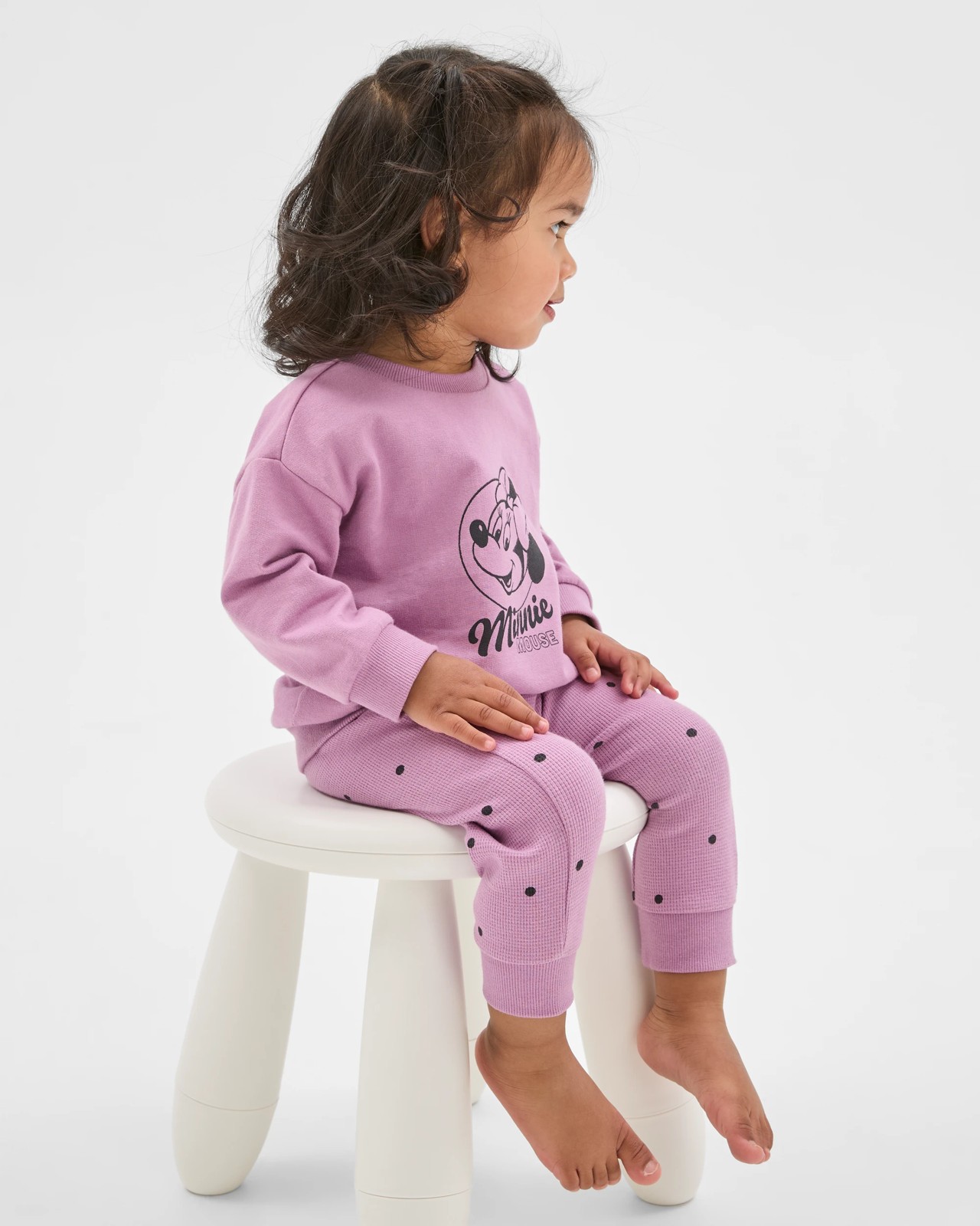 Disney Organic Cotton Baby Fleece Set - Minnie Valerian 3 of 6