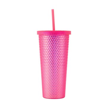 Smoothie Tumbler, Textured Pink - Anko