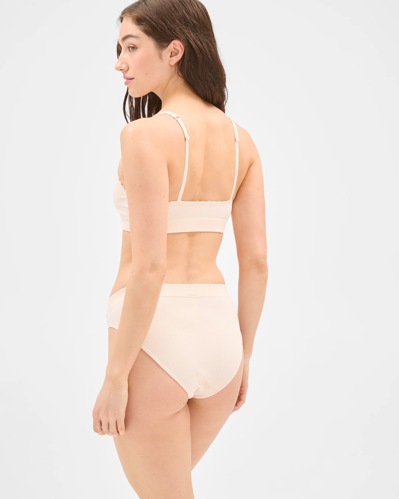 Lily Loves 2 Pack Rib Seamfree High Waist Bikini Briefs - Shell 5 of 6