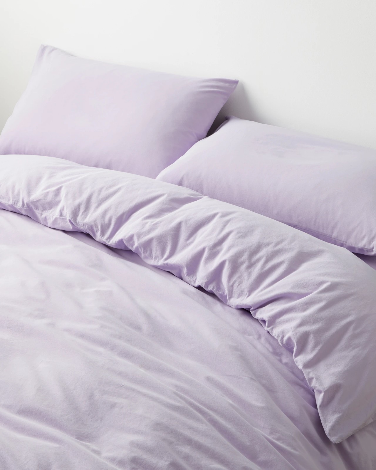 Arlo Stonewash Quilt Cover Set - Lilac | Target Australia