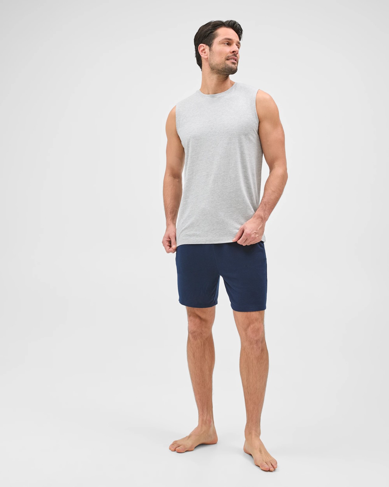 Maxx Australian Cotton Blend Boxy Fit Sleep Muscle Top 3 of 5