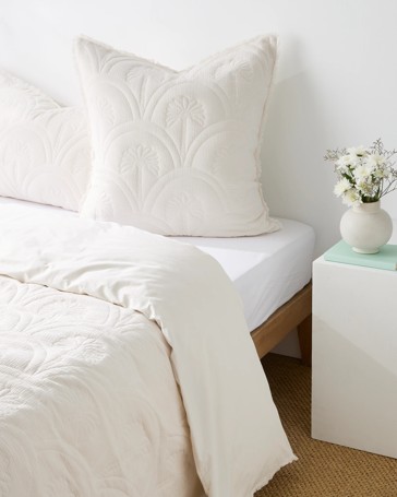 Palm Quilted Australian European Pillowcase