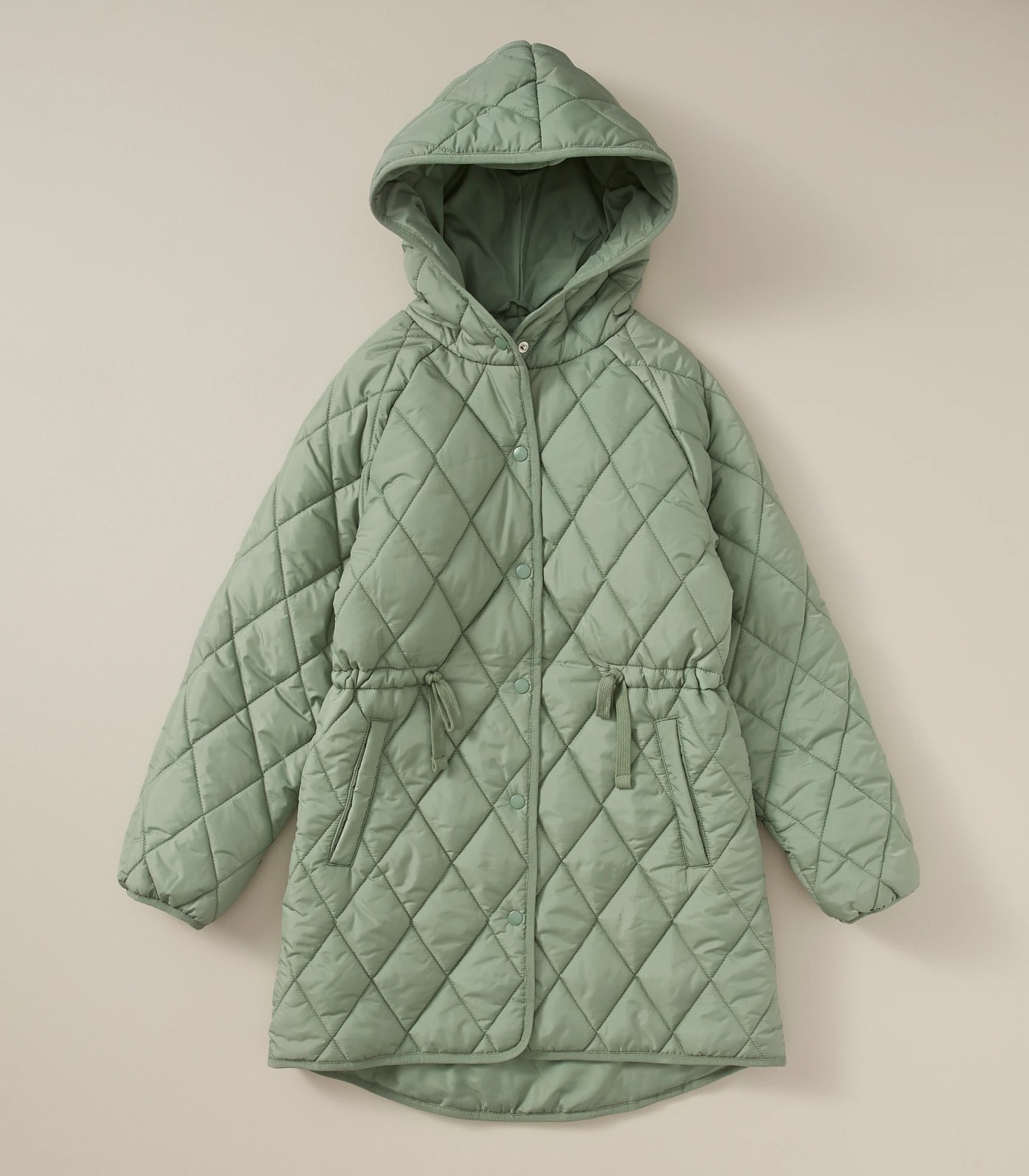 Longline Quilted Puffer Jacket Target Australia