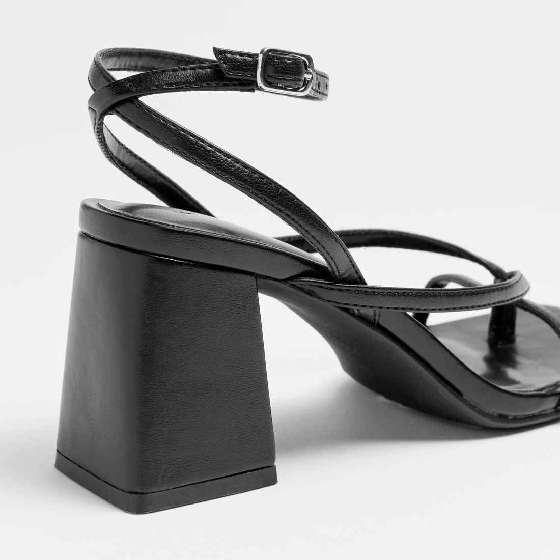 Womens Strappy Toe Heel Lily Loves Delta Black Target Australia