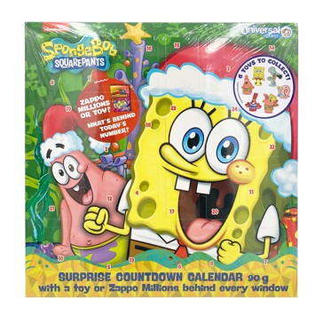 Nickelodeon SpongeBob SquarePants Surprise Countdown Calendar 90g