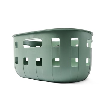 50L Trellis Laundry Basket, Green - Anko