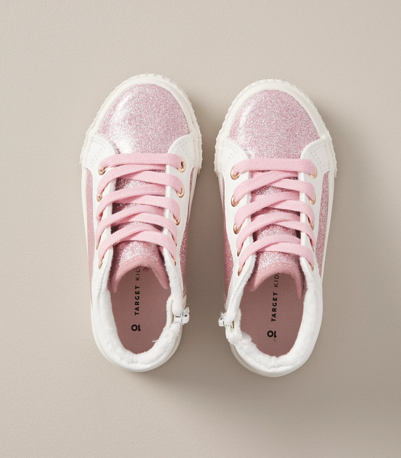 Junior Glitter High Top Sneakers Target Australia