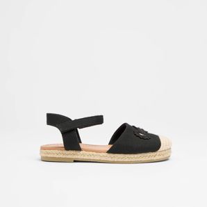 Girls Junior Flower Espadrille Sandal