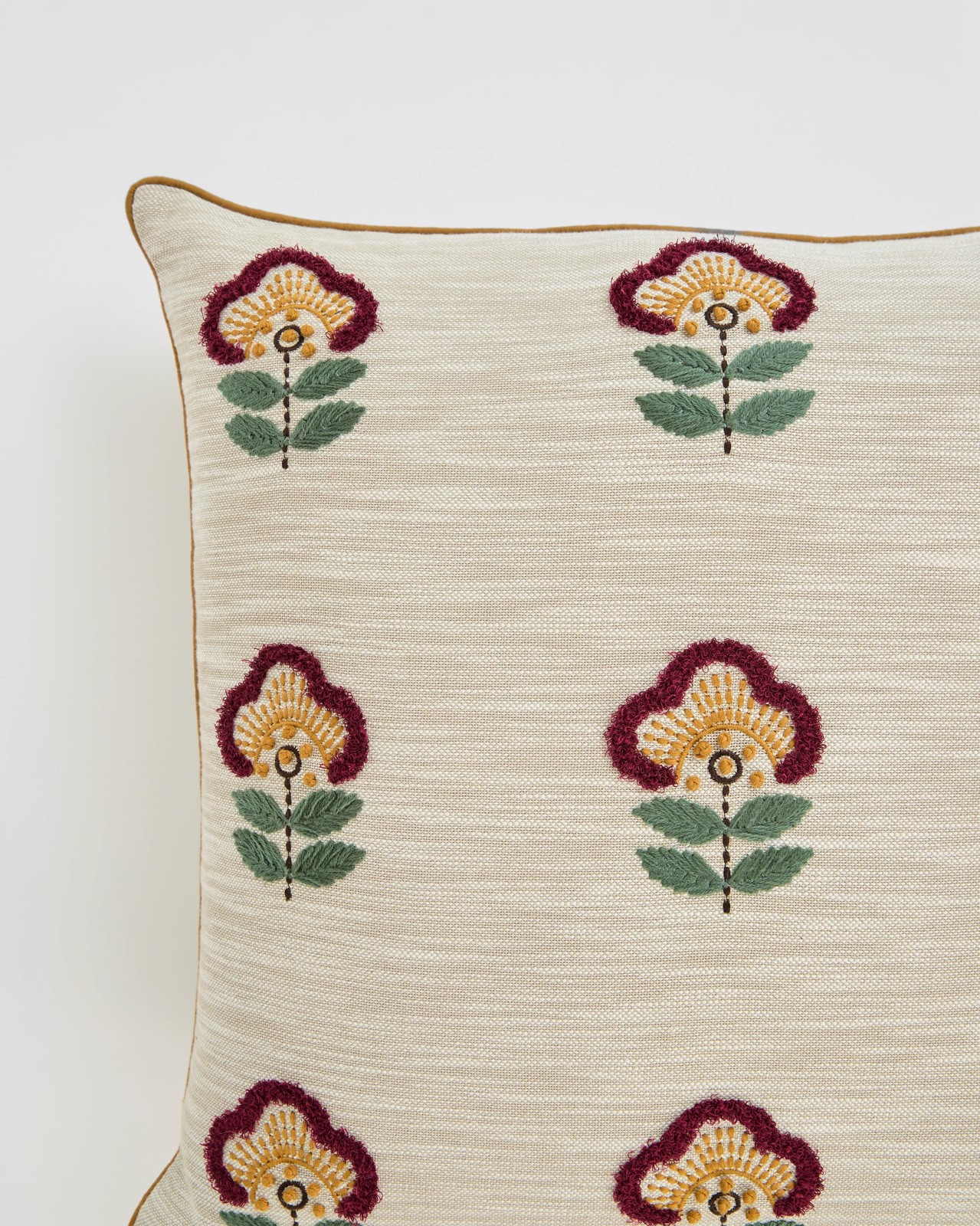 Leah Embroidered Cushion 2 of 2