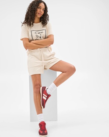 Australian Cotton Jersey Pull On Shorts