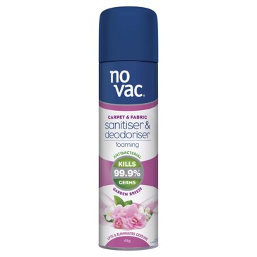 No Vac Garden Breeze Foaming Sanitiser and Deodoriser 418g