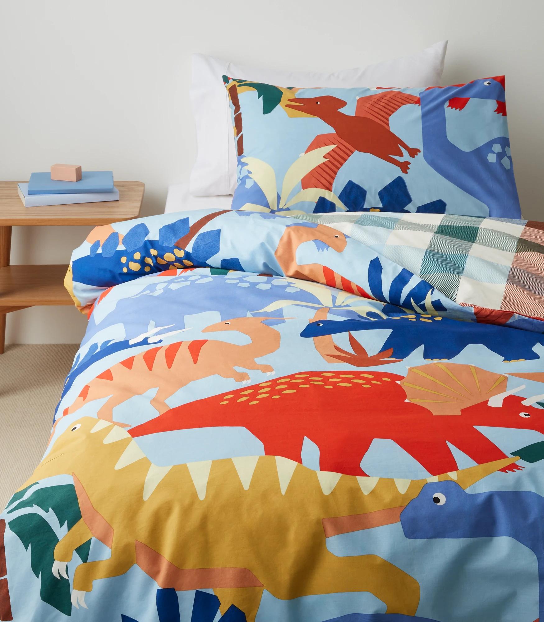 Rex Dinosaur Kids Quilt Cover Set Target Australia