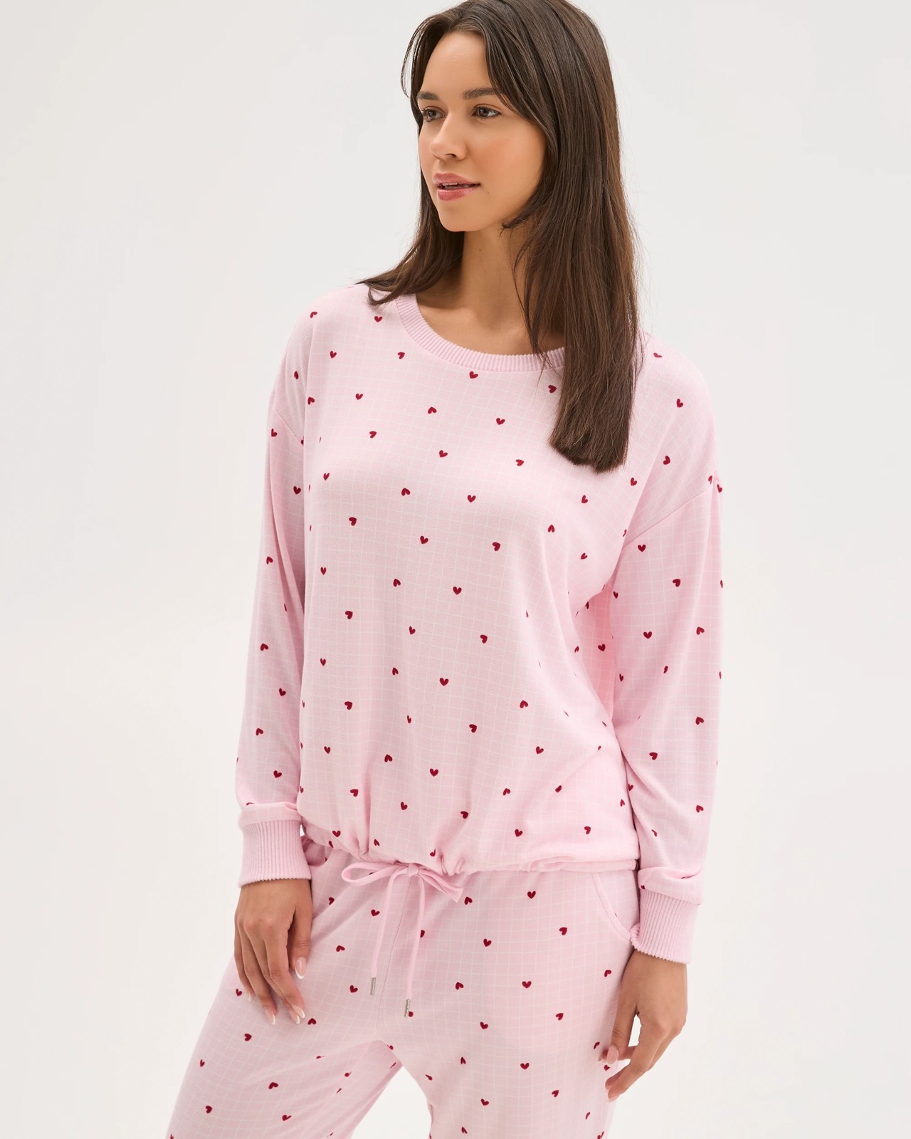 Printed Cosy Pyjama Sleep Set - Heart 3 of 6