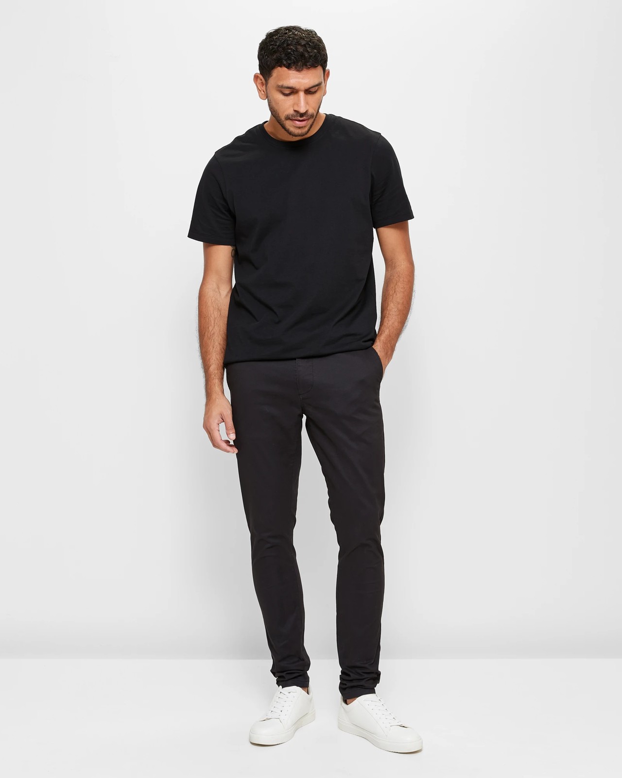 Skinny Chino Pants - Black | Target Australia