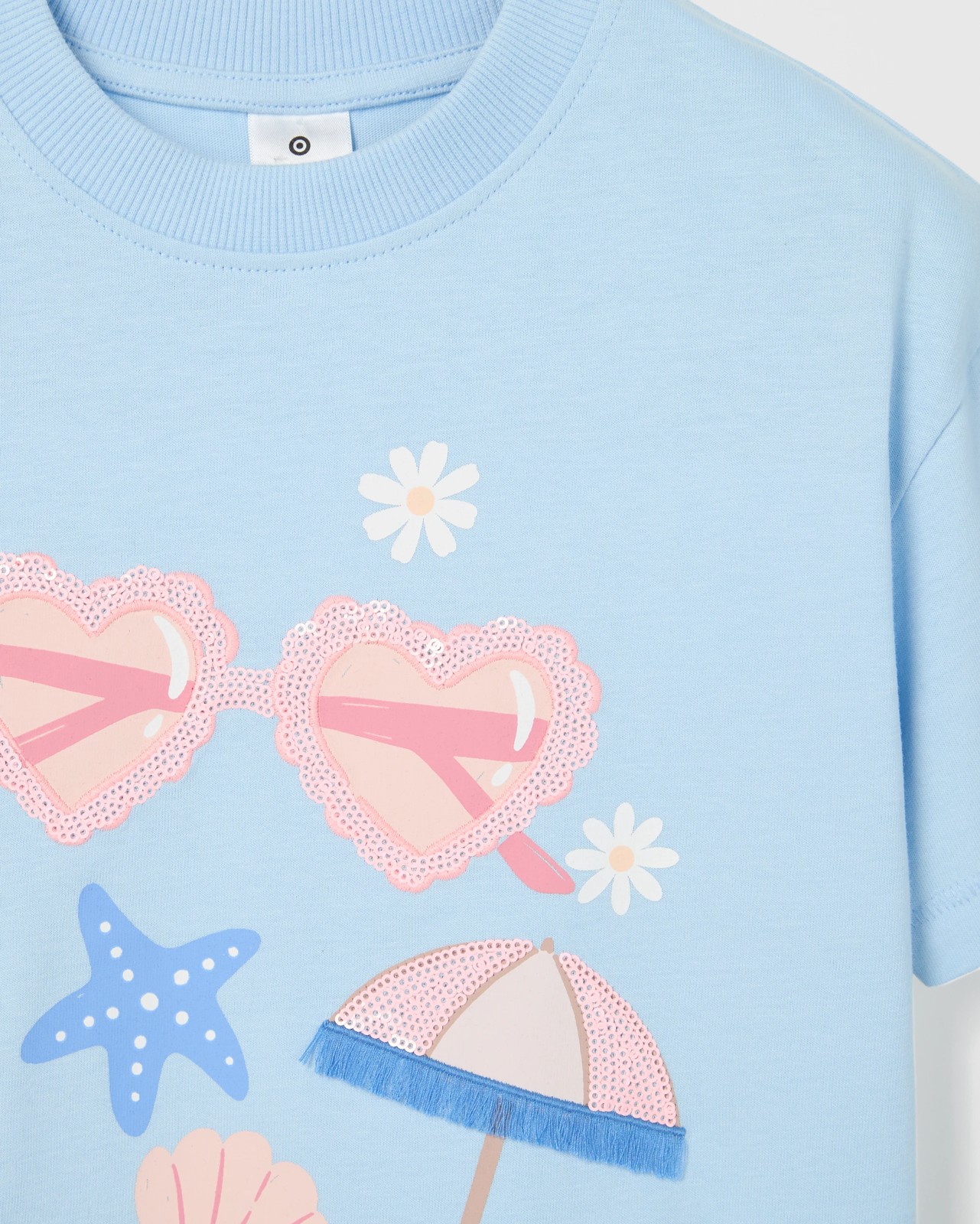 Australian Cotton Fashion T-Shirt - Blue 2 of 2