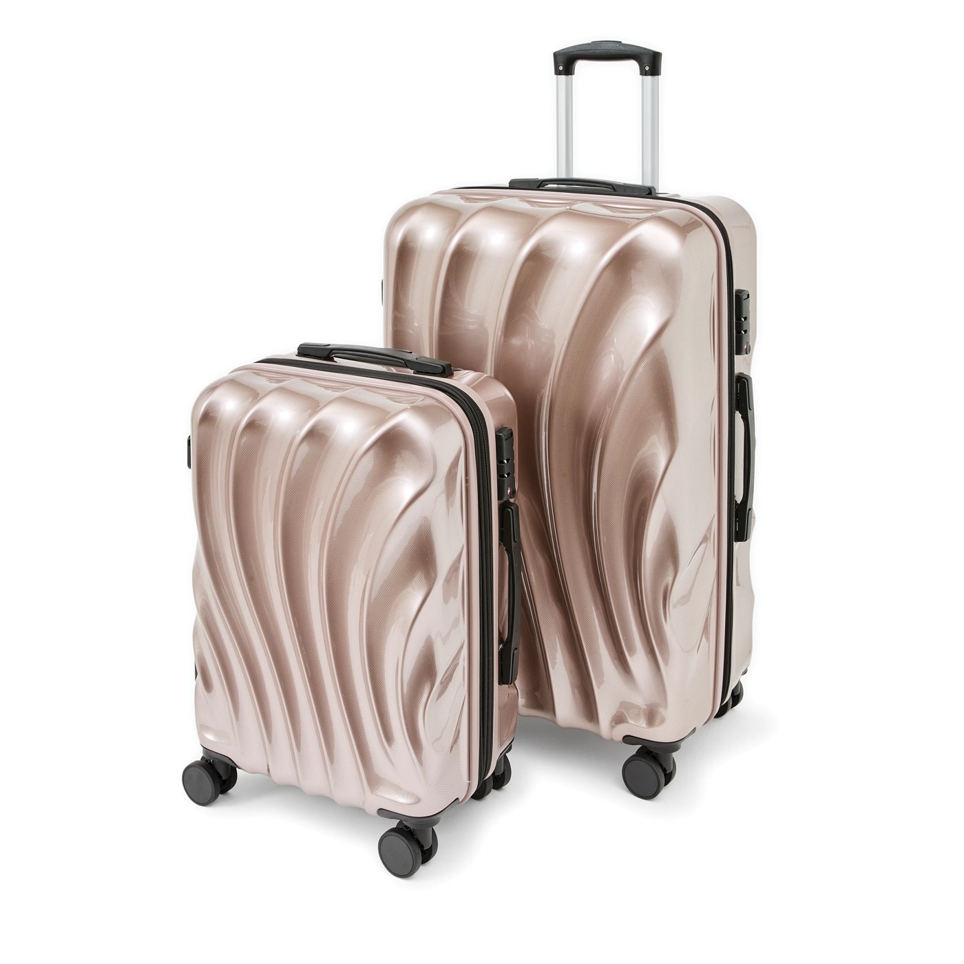 Anko 2 Piece Clamshell Hard Case Set - Rose Gold 2 of 5