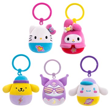 Squishmallows Hello Kitty 3.5 Inch Clip - Assorted