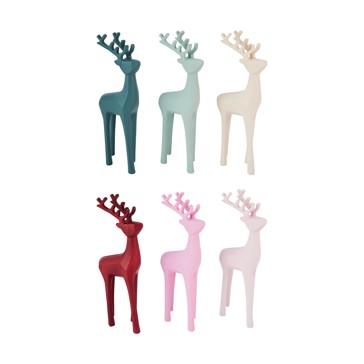 3 Pack Standing Reindeer, Assorted - Anko