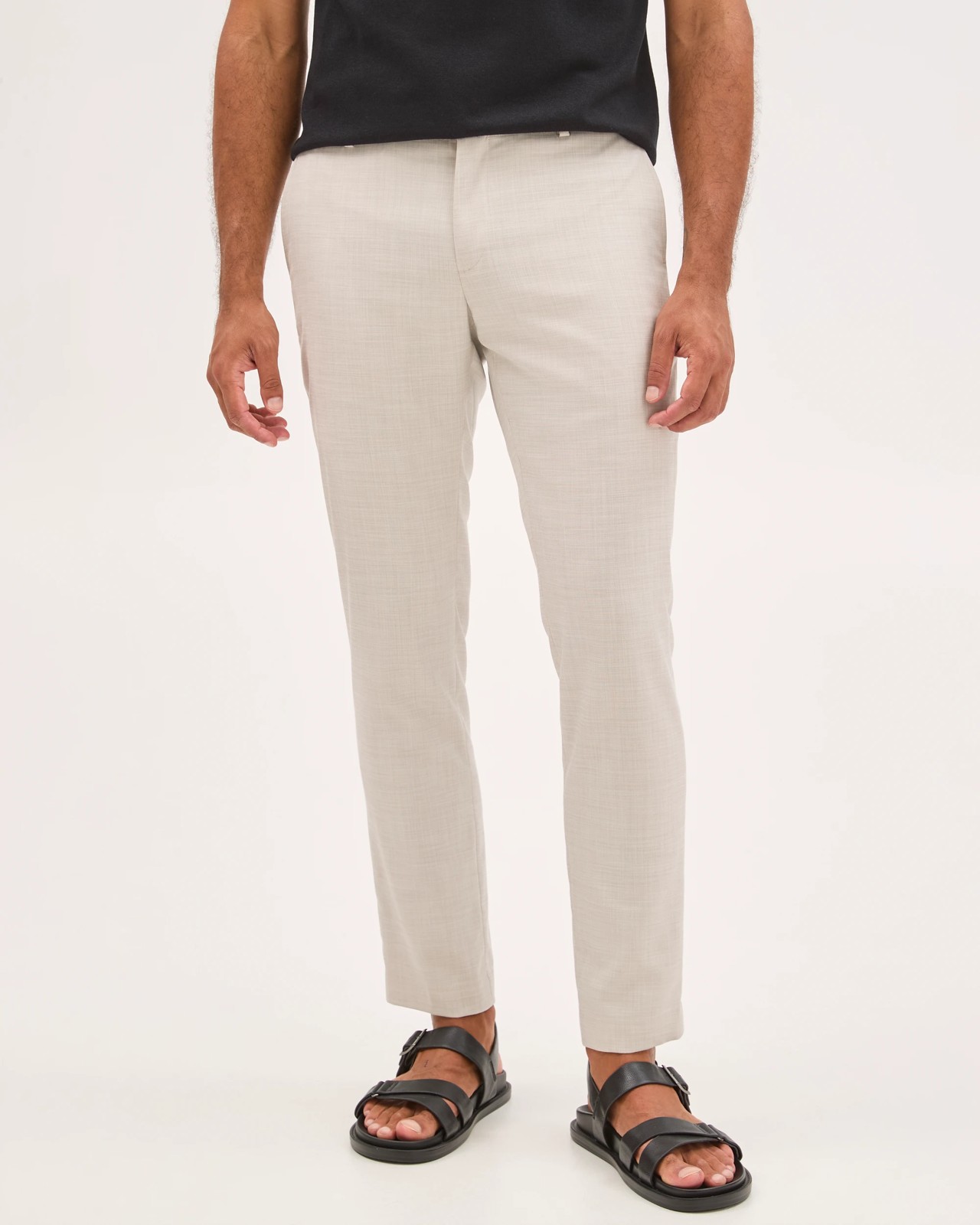 Preview Tailored Suit Pants - Ecru Marle 3 of 5