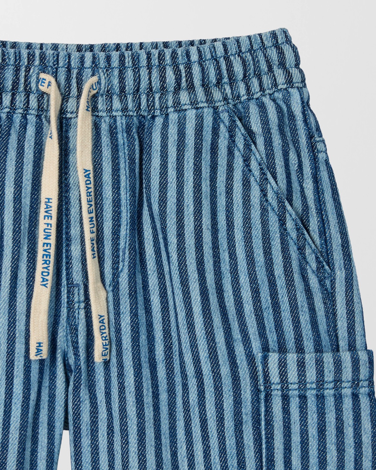 Pull On Denim Volley Shorts - Indigo 2 of 2