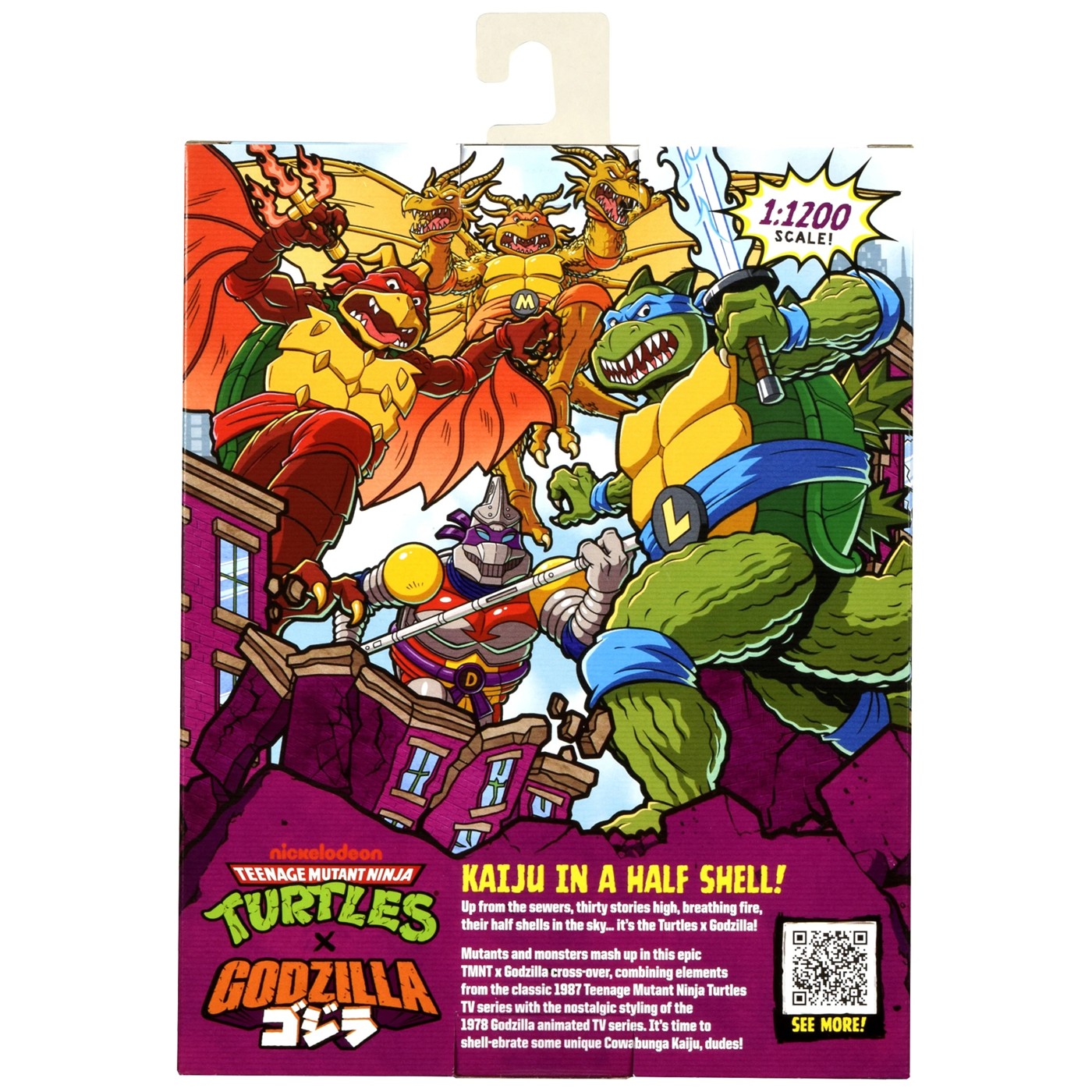 Teenage Mutant Ninja Turtles x Godzilla Figures - Leo 5 of 6