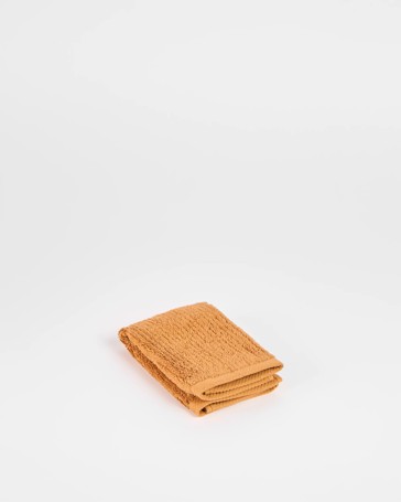 Australian Cotton Ribbed Face Washer - Piper